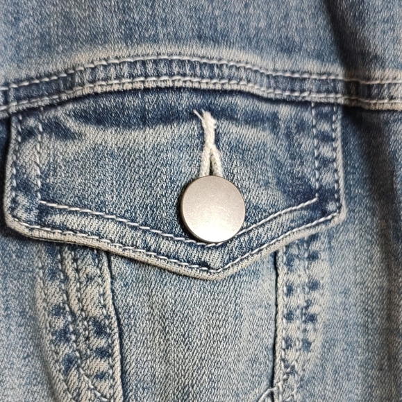 Torrid Barbie Women's Blue Button Down Denim Jacket - Picture 5 of 11